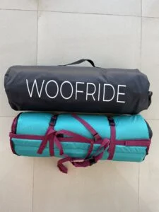 Автогамак трансформер, аквамарин + бордовий