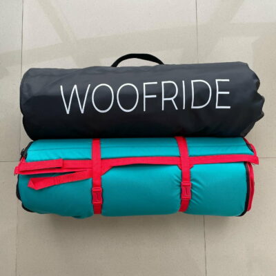 Автогамак трансформер, аквамарин + червоний