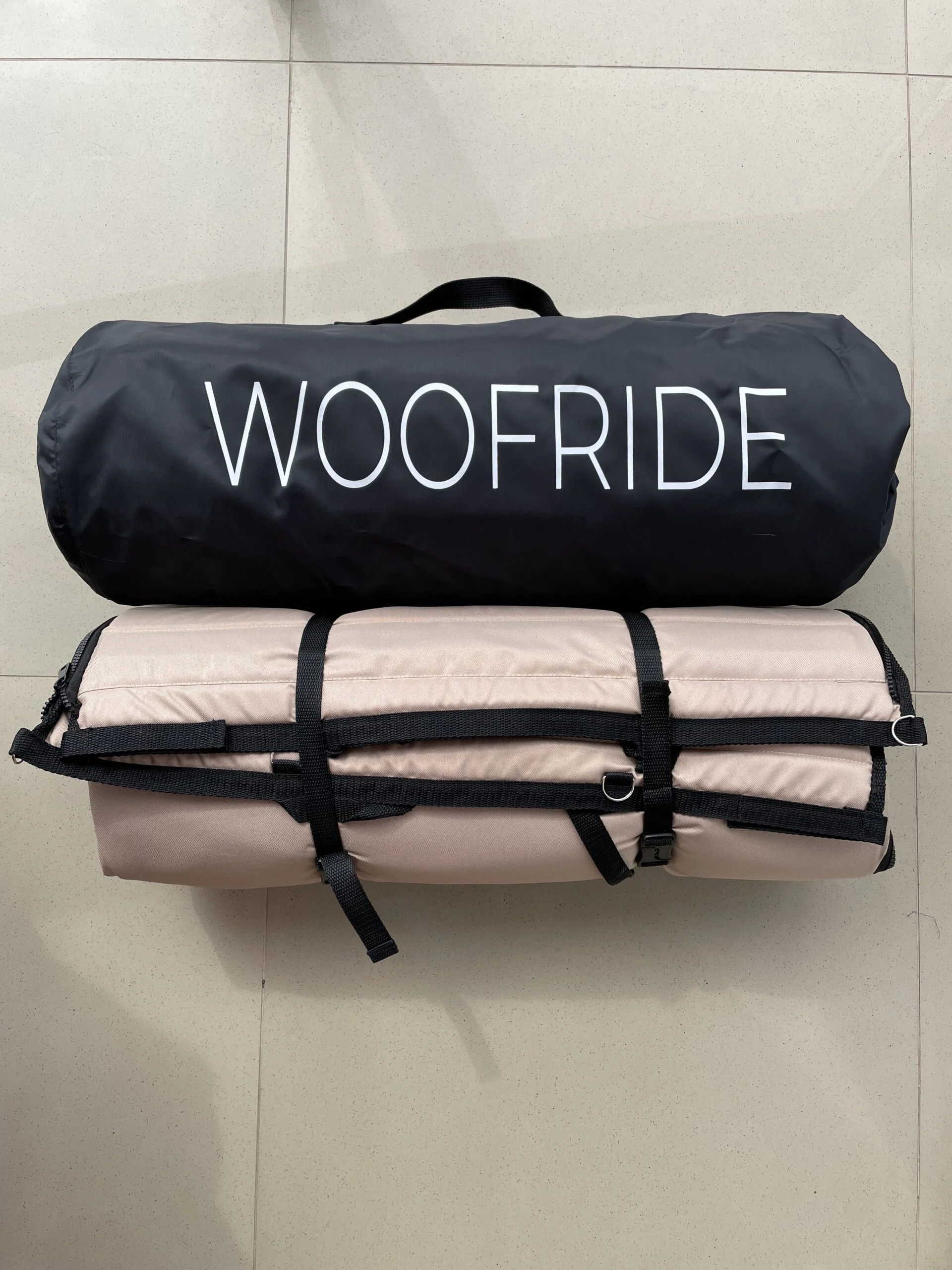 Суцільний автогамак, беж + чорний - Зображення 2