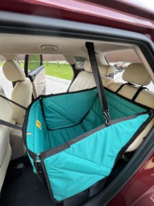IMG_5229 Автогамак на переднє сидіння, аквамарин + чорний