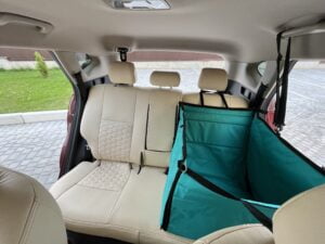 IMG_5231 Автогамак на переднє сидіння, аквамарин + чорний