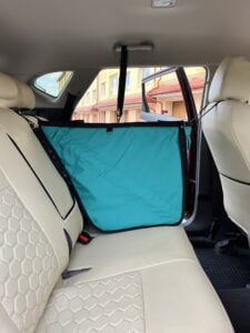 IMG_5234 Автогамак на переднє сидіння, аквамарин + чорний